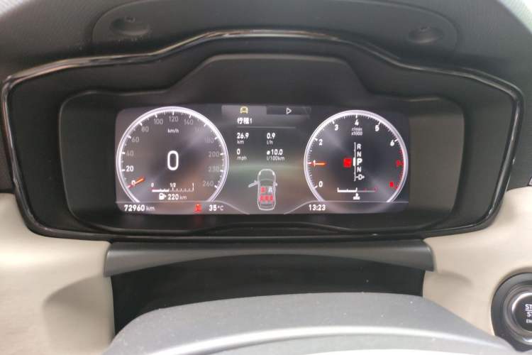 Used Lynk & Co 02 2018 1.5T DCT Two-Wheel Drive Zhaoban China V Standard Instrument Cluster
