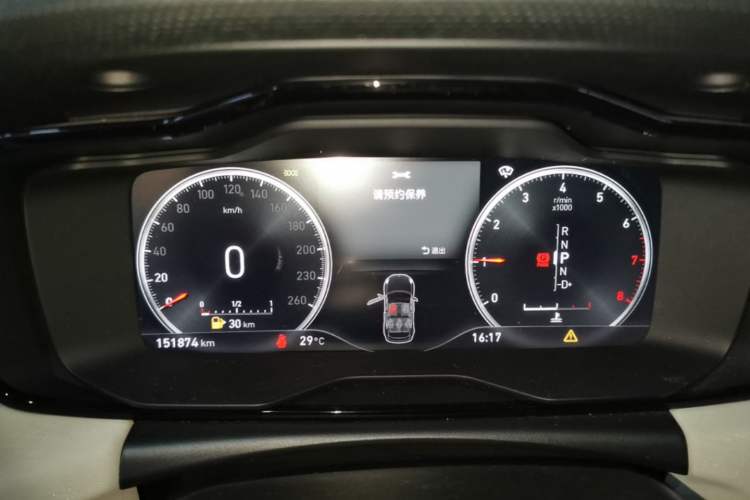 Used Lynk & Co 02 2018 1.5T DCT Two-Wheel Drive Zhaopu Version China V Standard Instrument Cluster