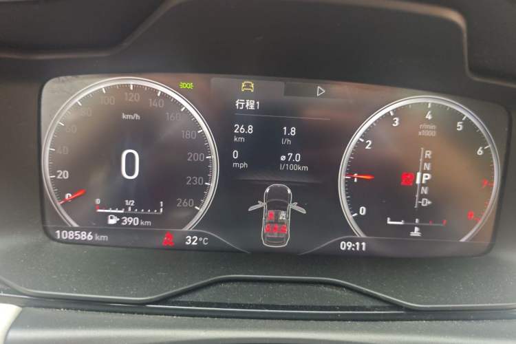 Used Lynk & Co 02 2018 1.5T DCT Two-Wheel Drive Zhaoban China V Standard Instrument Cluster