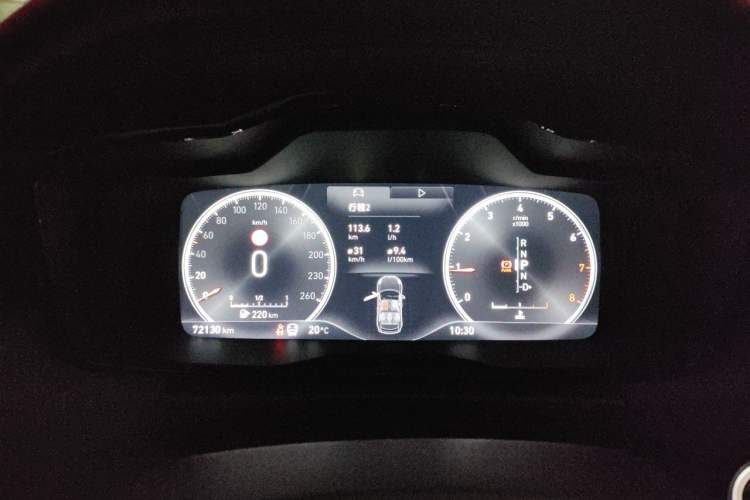 Used Lynk & Co 02 2018 1.5T DCT Two-Wheel Drive Pro Version China V Emission Standard Instrument Cluster