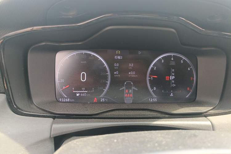 Used Lynk & Co 02 2018 1.5T DCT Two-Wheel Drive Sporty Version China V Standard Instrument Cluster