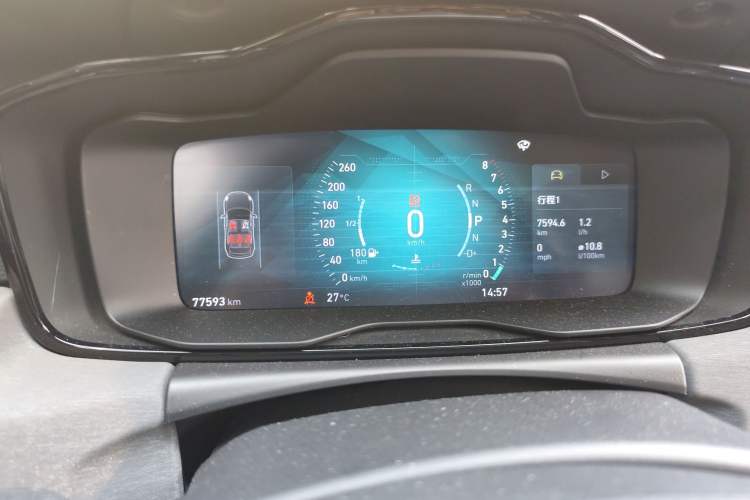 Used Lynk & Co 02 2018 1.5T DCT Two-Wheel Drive Pro Version China V Emission Standard Instrument Cluster