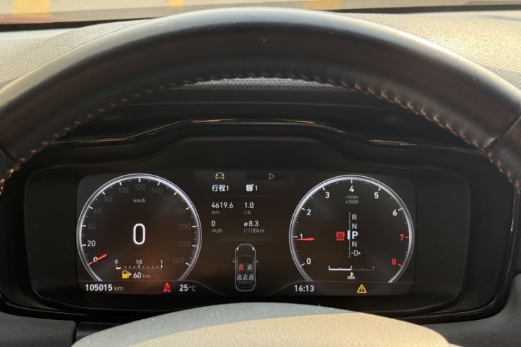 Used Lynk & Co 02 2018 1.5T DCT Two-Wheel Drive Pro Version China V Emission Standard Odometer Close Up