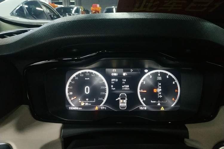 Used Lynk & Co 02 2018 1.5T DCT Two-Wheel Drive Zhaopu Version China V Standard Instrument Cluster
