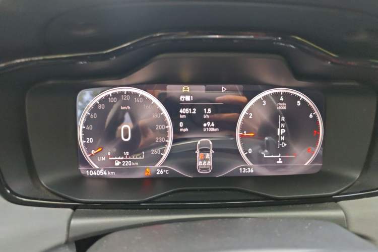 Used Lynk & Co 02 2018 1.5T DCT Two-Wheel Drive Pro Version China V Emission Standard Instrument Cluster