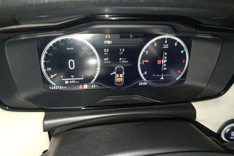 Used Lynk & Co 02 2018 1.5T DCT Two-Wheel Drive Zhaopu Version China V Standard Instrument Cluster