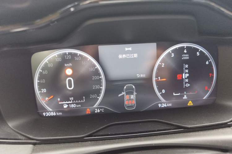 Used Lynk & Co 02 2018 1.5T DCT Two-Wheel Drive Pro Version China V Emission Standard Instrument Cluster