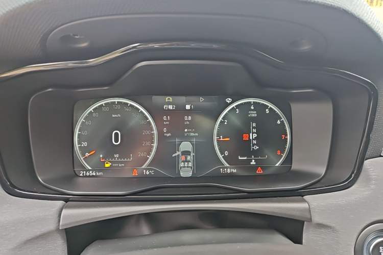 Used Lynk & Co 02 2018 1.5T DCT Two-Wheel Drive Pro Version China V Emission Standard Instrument Cluster