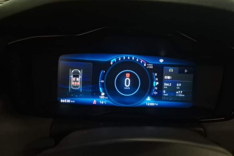 Used Lynk & Co 02 2018 1.5T DCT Two-Wheel Drive Pro Version China V Emission Standard Instrument Cluster