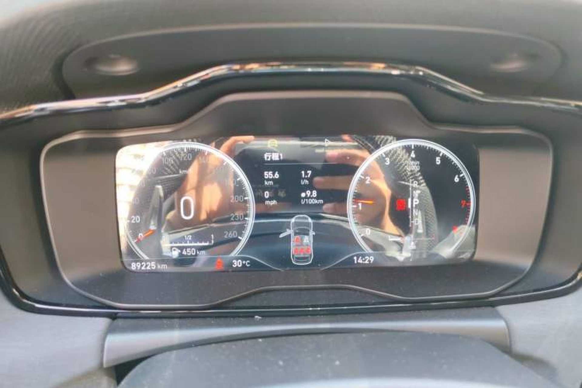 Used Lynk & Co 02 2018 1.5T DCT Two-Wheel Drive Pro Version China V Emission Standard Instrument Cluster