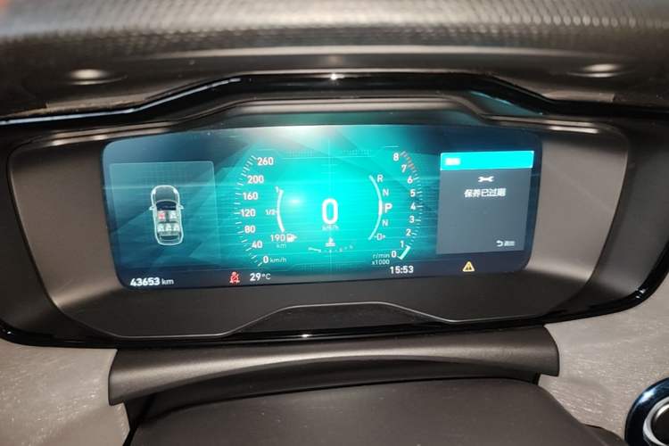 Used Lynk & Co 02 2018 1.5T DCT Two-Wheel Drive Sporty Version China V Standard Instrument Cluster