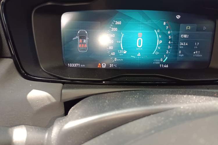 Used Lynk & Co 02 2018 1.5T DCT Two-Wheel Drive Pro Version China V Emission Standard Odometer Close Up