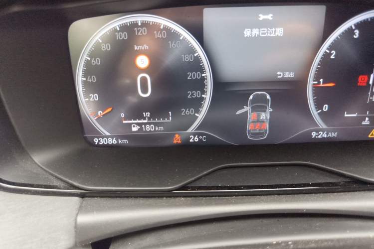 Used Lynk & Co 02 2018 1.5T DCT Two-Wheel Drive Pro Version China V Emission Standard Odometer Close Up