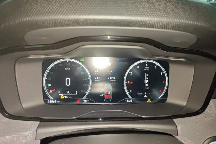 Used Lynk & Co 02 2019 1.5T DCT Two-Wheel Drive Sporty Version China VI Standard Instrument Cluster