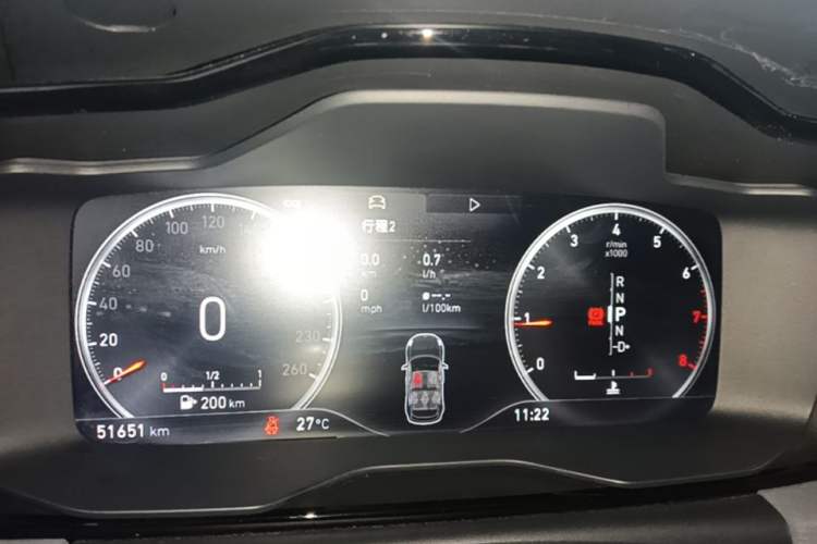 Used Lynk & Co 02 2019 1.5T DCT Two-Wheel Drive Pro Edition China VI Standard Instrument Cluster