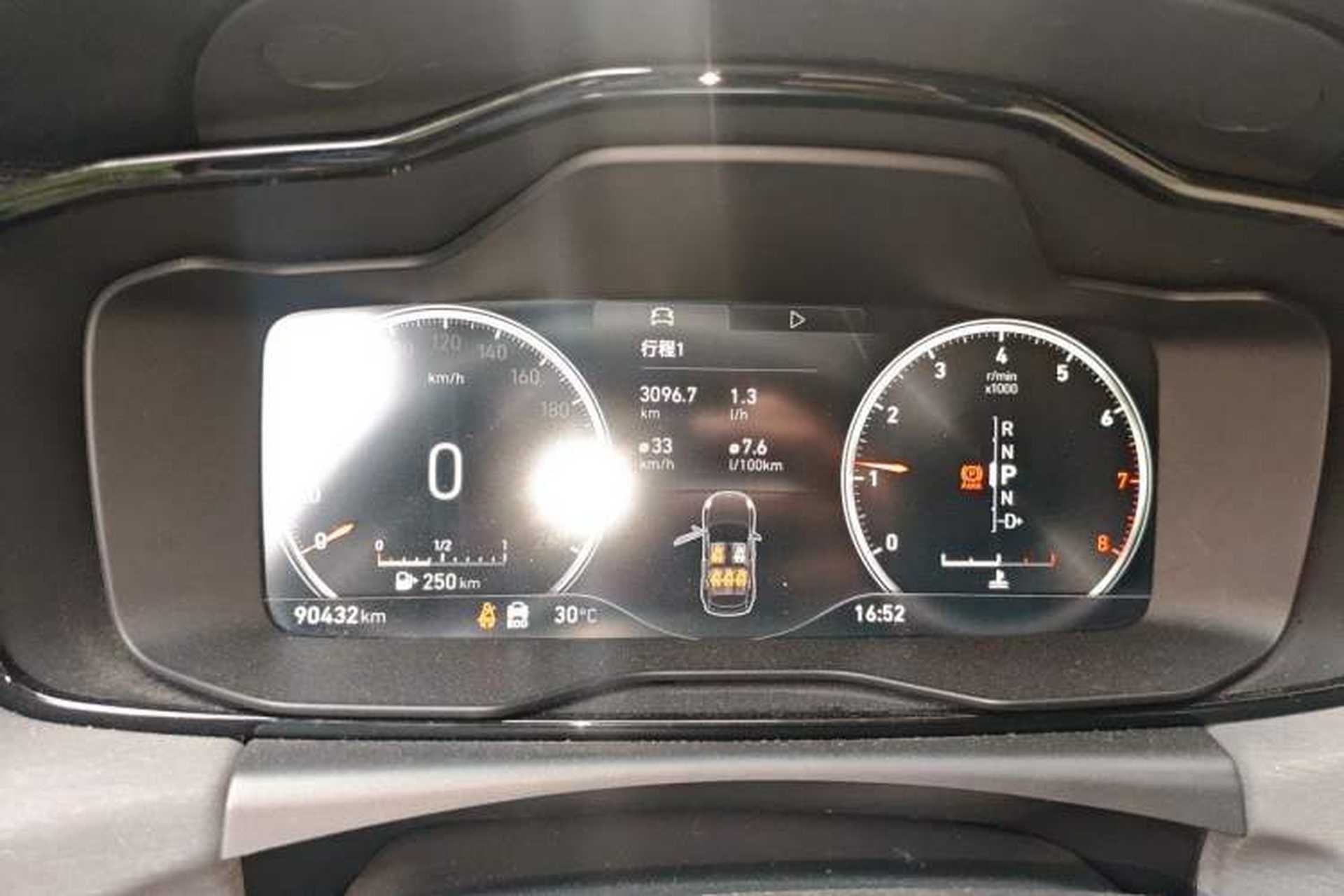 Used Lynk & Co 02 2019 1.5T DCT Two-Wheel Drive Shine Pro Edition China VI Standard Instrument Cluster