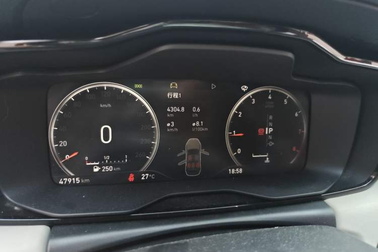 Used Lynk & Co 02 2019 1.5T DCT Two-Wheel Drive Shine Pro Edition China VI Standard Instrument Cluster