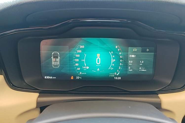 Used Lynk & Co 02 2019 High-Energy Edition 2.0T Automatic Two-Wheel Drive Shine Pro Edition China VI Standard Instrument Cluster