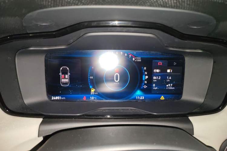 Used Lynk & Co 02 2019 1.5T DCT Two-Wheel Drive Zhaoban Version China VI Standard Instrument Cluster
