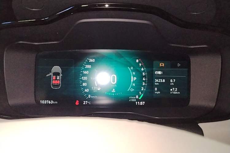 Used Lynk & Co 02 2019 1.5T DCT Two-Wheel Drive Zhaoban Version China VI Standard Instrument Cluster