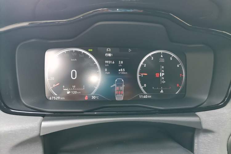 Used Lynk & Co 02 2019 1.5T DCT Two-Wheel Drive Pro Edition China VI Standard Instrument Cluster