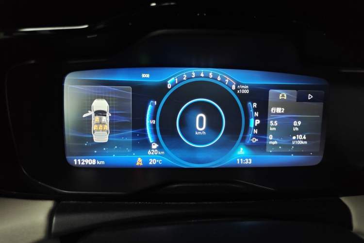 Used Lynk & Co 02 2019 High-Energy Edition 2.0T Automatic Two-Wheel Drive Shine Pro Edition China VI Standard Instrument Cluster