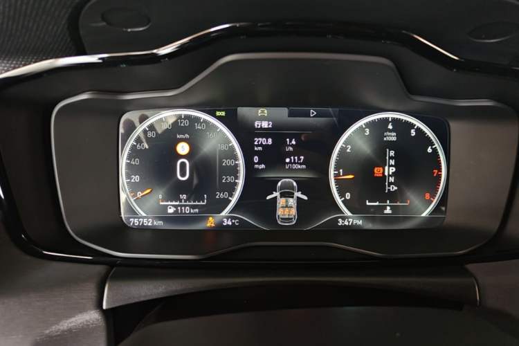 Used Lynk & Co 02 2019 High-Energy Edition 2.0T Automatic Two-Wheel Drive Pro Version China VI Standard Instrument Cluster