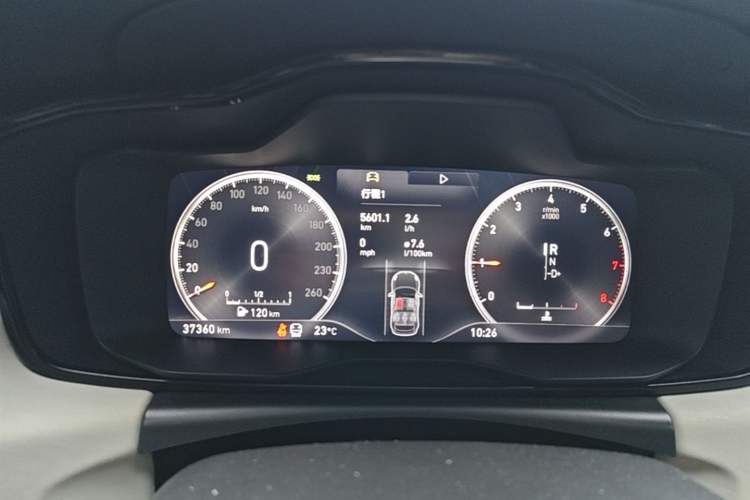 Used Lynk & Co 02 2019 1.5T DCT Two-Wheel Drive Shine Pro Edition China VI Standard Instrument Cluster