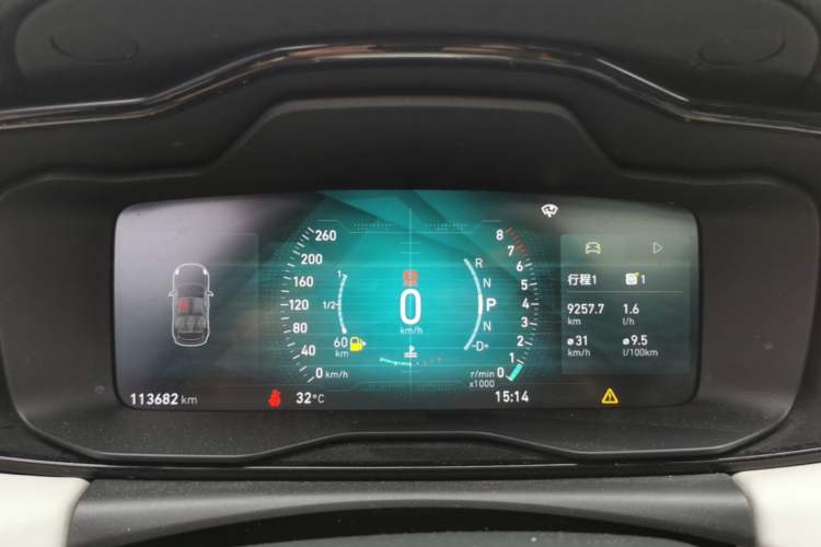 Used Lynk & Co 02 2019 1.5T DCT Two-Wheel Drive Zhaoban Version China VI Standard Instrument Cluster