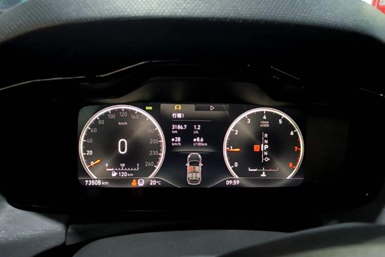 Used Lynk & Co 02 2019 1.5T DCT Two-Wheel Drive Pro Edition China VI Standard Instrument Cluster
