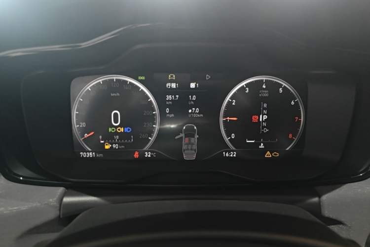 Used Lynk & Co 02 2019 1.5T DCT Two-Wheel Drive Pro Edition China VI Standard Instrument Cluster