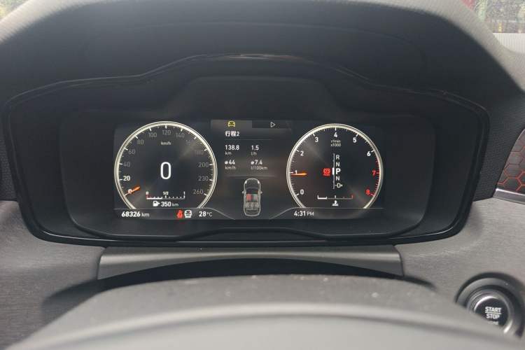 Used Lynk & Co 02 2019 1.5T DCT Two-Wheel Drive Pro Edition China VI Standard Instrument Cluster