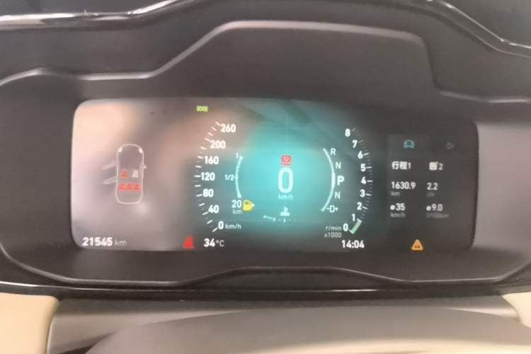 Used Lynk & Co 02 2019 1.5T DCT Two-Wheel Drive Zhaoban Version China VI Standard Instrument Cluster