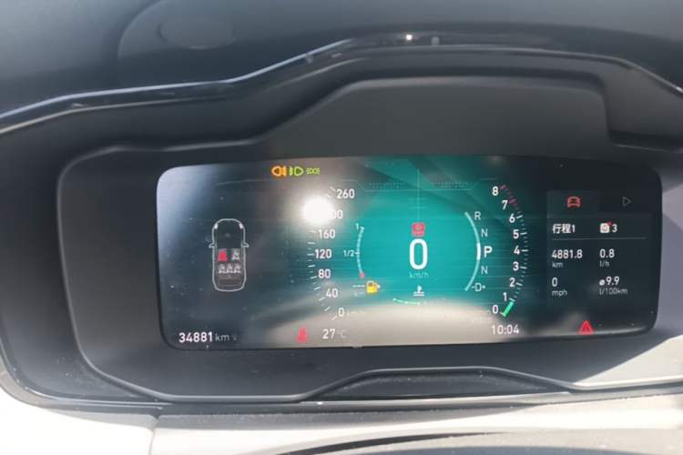 Used Lynk & Co 02 2019 1.5T DCT Two-Wheel Drive Sporty Version China VI Standard Instrument Cluster