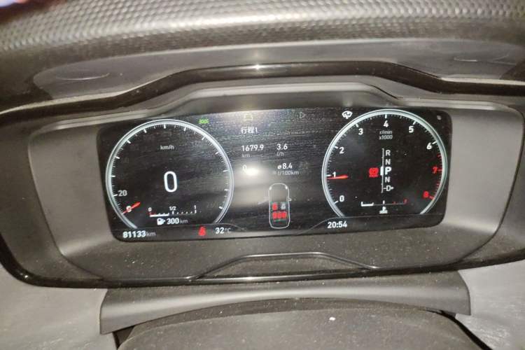 Used Lynk & Co 02 2019 High-Energy Edition 2.0T Automatic Two-Wheel Drive Pro Version China VI Standard Instrument Cluster