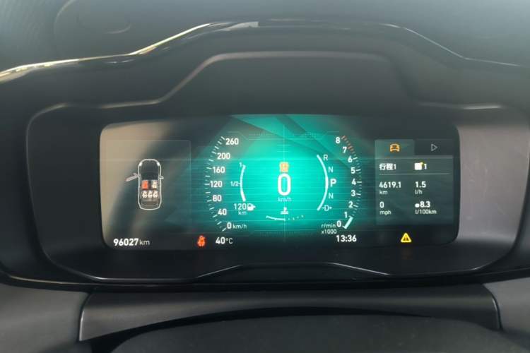 Used Lynk & Co 02 2019 1.5T DCT Two-Wheel Drive Sporty Version China VI Standard Instrument Cluster
