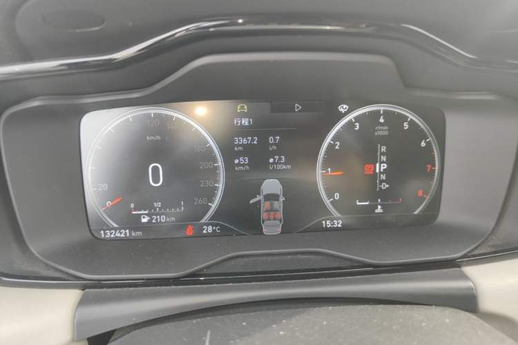 Used Lynk & Co 02 2019 1.5T DCT Two-Wheel Drive Shine Pro Edition China VI Standard Instrument Cluster