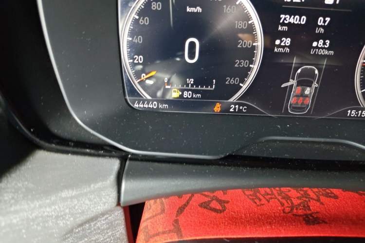 Used Lynk & Co 02 2019 1.5T DCT Two-Wheel Drive Pro Edition China VI Standard Odometer Close Up