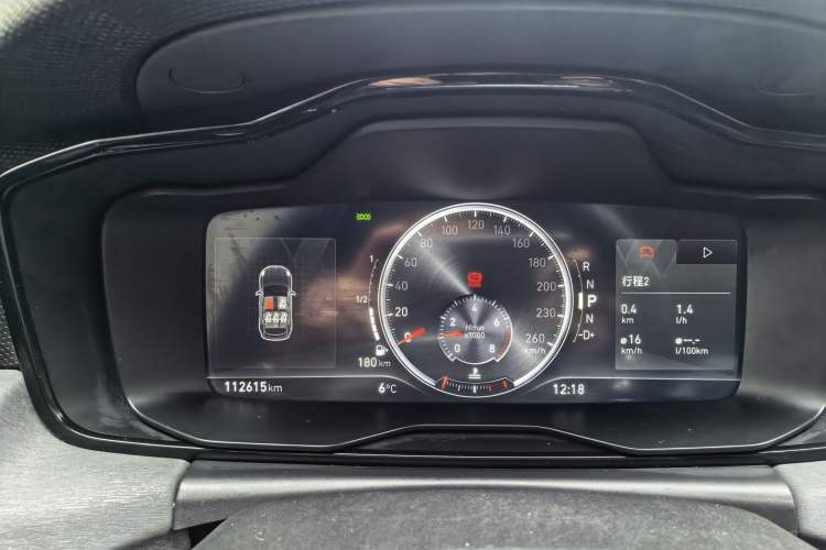 Used Lynk & Co 02 2019 1.5T DCT Two-Wheel Drive Sporty Version China VI Standard Odometer Close Up