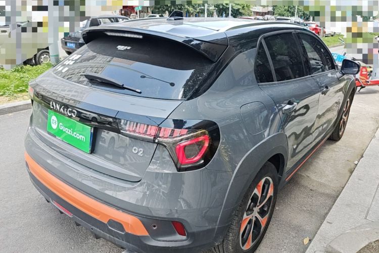 Used Lynk & Co 02 2019 1.5T DCT Two-Wheel Drive Shine Pro Edition China VI Standard Rear Right 45 Deg