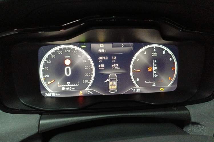 Used Lynk & Co 02 2019 High-Energy Edition 2.0T Automatic Two-Wheel Drive Shine Pro Edition China VI Standard Instrument Cluster