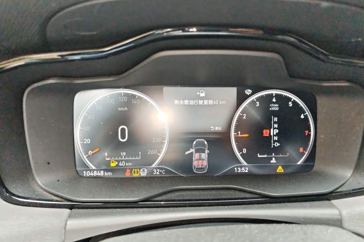 Used Lynk & Co 02 2019 High-Energy Edition 2.0T Automatic Two-Wheel Drive Shine Pro Edition China VI Standard Instrument Cluster