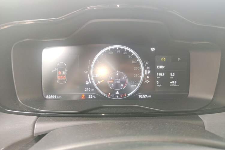 Used Lynk & Co 02 2019 High-Energy Edition 2.0T Automatic Two-Wheel Drive Shine Pro Edition China VI Standard Instrument Cluster