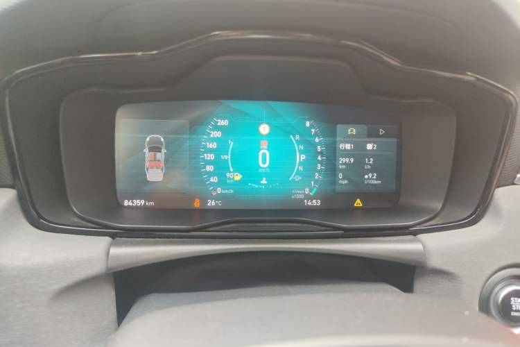 Used Lynk & Co 02 2019 High-Energy Edition 2.0T Automatic Two-Wheel Drive Shine Pro Edition China VI Standard Instrument Cluster