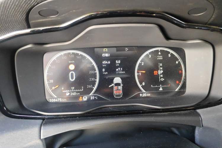 Used Lynk & Co 02 2019 High-Energy Edition 2.0T Automatic Two-Wheel Drive Shine Pro Edition China VI Standard Instrument Cluster