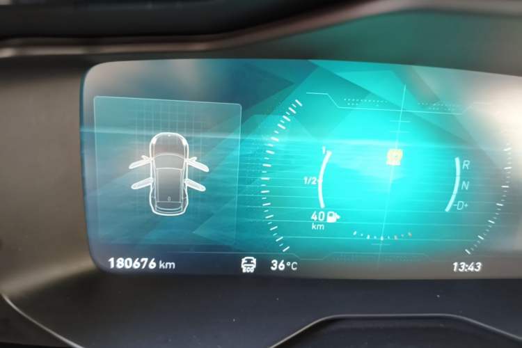 Used Lynk & Co 02 2019 High-Energy Edition 2.0T Automatic Two-Wheel Drive Shine Pro Edition China VI Standard Instrument Cluster