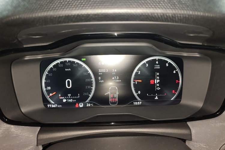 Used Lynk & Co 02 2019 1.5T DCT Two-Wheel Drive Shine Pro Edition China VI Standard Instrument Cluster