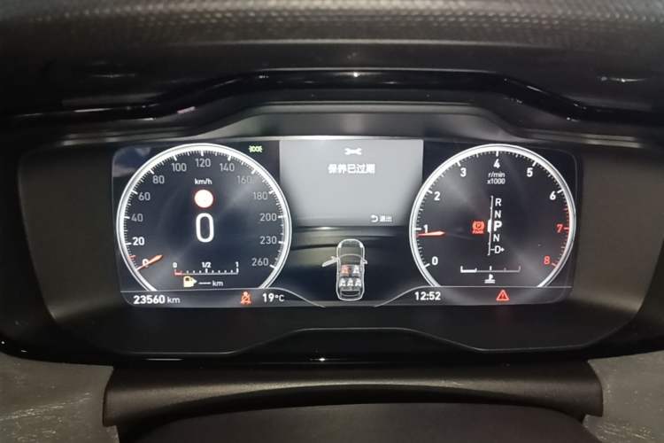 Used Lynk & Co 02 2019 High-Energy Edition 2.0T Automatic Two-Wheel Drive Shine Pro Edition China VI Standard Instrument Cluster