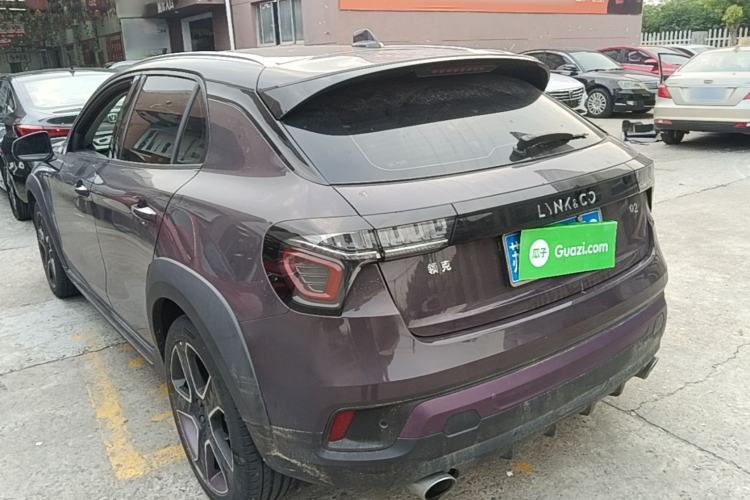 Used Lynk & Co 02 2019 High-Energy Edition 2.0T Automatic Two-Wheel Drive Zhaoban Model China VI Standard Rear Left 45 Deg