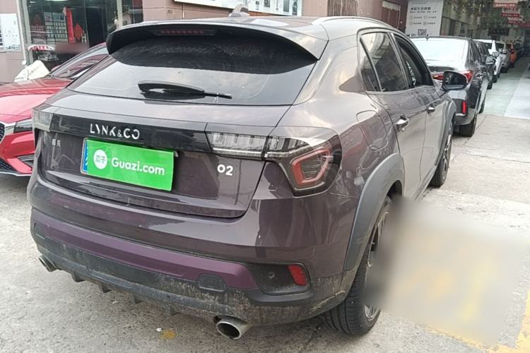 Used Lynk & Co 02 2019 High-Energy Edition 2.0T Automatic Two-Wheel Drive Zhaoban Model China VI Standard Rear Right 45 Deg